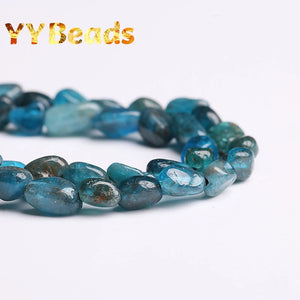 6x8mm Natural Apatite Stone Beads for Jewelry Making