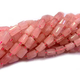 6x8mm Pink Rose Quartzs Beads for Jewelry Making DIY