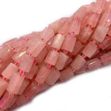 6x8mm Pink Rose Quartzs Beads for Jewelry Making DIY