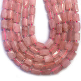 6x8mm Pink Rose Quartzs Beads for Jewelry Making DIY