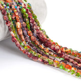 6x8mm Colorful Sea Sediment Jaspers Beads, DIY Bracelet Accessories