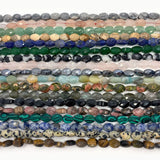 6x8mm Oval Crystal Agate Sandstone Beads DIY Jewelry Making Bracelet