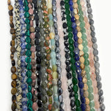 6x8mm Oval Crystal Agate Sandstone Beads DIY Jewelry Making Bracelet