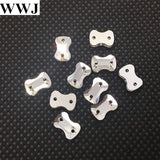 365pcs 6x9mm Bowknot Flatback Glass Crystal Sew On Stone With 2holes