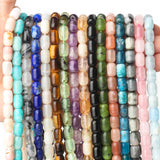 6x9mm AA Apatite Amethyst Sunstone Beads Column Loose Beads 7.5/15''