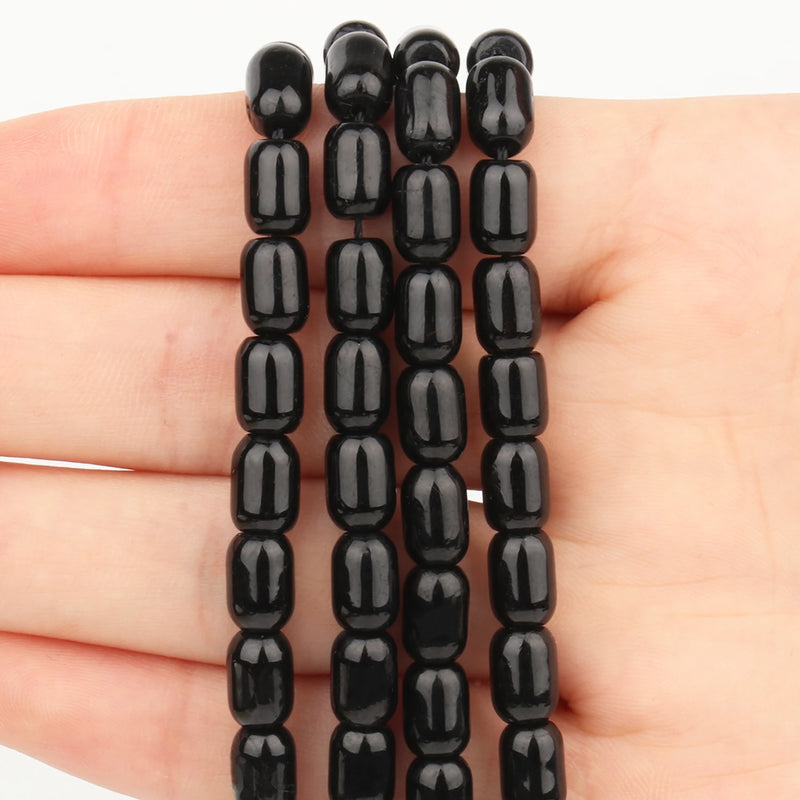 6x9mm Tourmaline Barrel Shape Stone Bead Column Loose Beads for Jewelry Making