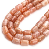 6x9mm Sunstone Barrel Shape Gemstone Bead Column Loose Beads