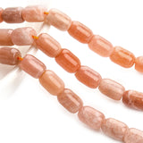 6x9mm Sunstone Barrel Shape Gemstone Bead Column Loose Beads