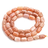 6x9mm Sunstone Barrel Shape Gemstone Bead Column Loose Beads