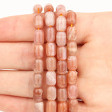 6x9mm Sunstone Barrel Shape Gemstone Bead Column Loose Beads