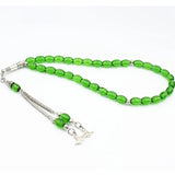 6x9mm Crystal Beaded Bracelet Islamic Muslim Tasbih Allah Mohamm