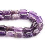 6x9mm Amethyst Purple Quartz Beads Column Loose Spacer Beads 7.5/15''