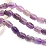 6x9mm Amethyst Purple Quartz Beads Column Loose Spacer Beads 7.5/15''