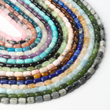 6x9mm Pink Quartz Tiger Eye Drum Stone Beads Jewelry Making DIY Bracelet