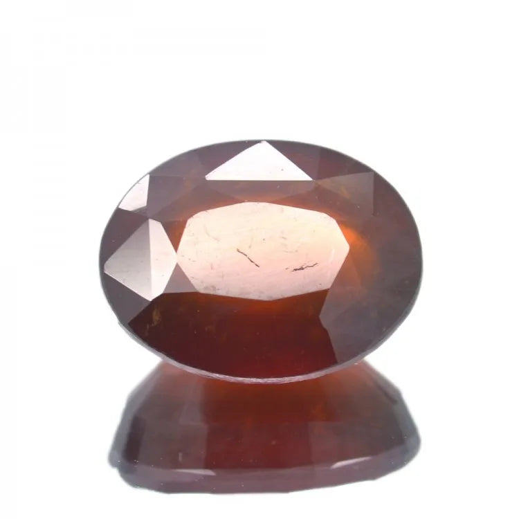 7.00 ct. Hessonite Garnet Oval Cut Gemstone