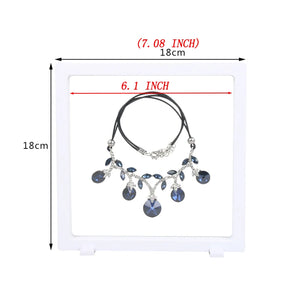 Jewelry Display Box Stand Earring Necklace Display Case 3D Display