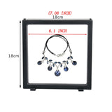 Jewelry Display Box Stand Earring Necklace Display Case 3D Display