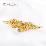 7/10MM Plated Brass Tube Beads DIY Jewelry Making Supplies