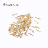 7/10MM Plated Brass Tube Beads DIY Jewelry Making Supplies