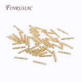7/10MM Plated Brass Tube Beads DIY Jewelry Making Supplies