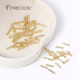 7/10MM Plated Brass Tube Beads DIY Jewelry Making Supplies
