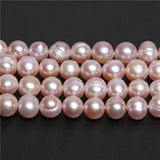 Natural Purple Champagne Freshwater Pearls Beads Jewelry Making