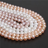 Natural Purple Champagne Freshwater Pearls Beads Jewelry Making