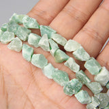 7-11MM Green Aventurine Stone Beads for Jewelry Making