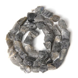 Natural Labradorite Nugget Beads Rough Raw Gravel for Jewelry Making