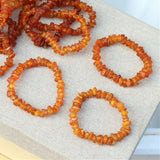 Raw Amber Bracelets for Women | 100% Real Cognac Beads