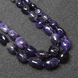 Natural Potato Amethyst Beads 15'' For Jewelry Making DIY
