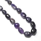Natural Potato Amethyst Beads 15'' For Jewelry Making DIY