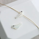 Natural Pearl Shell 15MM Double-Faces Birds Animal Beads