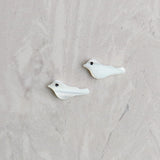 Natural Pearl Shell 15MM Double-Faces Birds Animal Beads