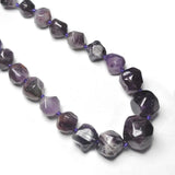 7-16mm Natural Purple Amethysts Beads For Jewelry Making 15'' DIY Beads