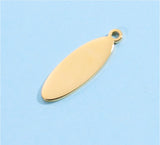 20Pcs/Lot Stainless Steel Leaf Geometric Amulet DIY Jewelry