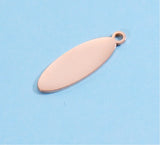20Pcs/Lot Stainless Steel Leaf Geometric Amulet DIY Jewelry