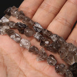 7-30mm Rough Smoky Quartz Nuggets Healing Crystals Beads