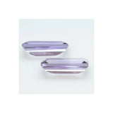 7.35ct Baguette Cut Amethysts Set