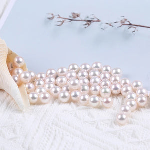 7.5-8mm Seawater Pearl Beads Round Natural Loose Pairing DIY Jewelry Making