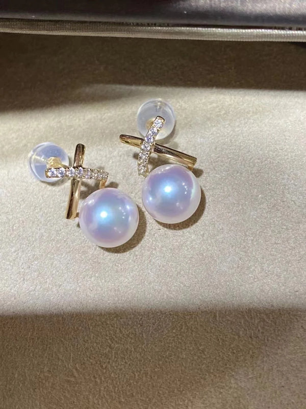 7.5-8mm Freshwater Pearl Stud Earrings