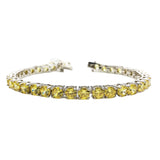 7.5" AAAA CZ Tennis Bracelet, Colorful 5mm CZ, Sparkling CZ Jewelry