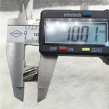 7.58mm Engrave Cylinder Beads Charms for Men's Leather Bracelet
