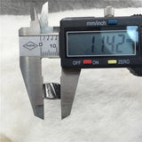 7.58mm Engrave Cylinder Beads Charms for Men's Leather Bracelet