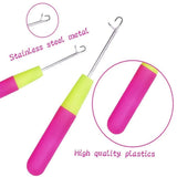 Latch Hook Crochet Needles Kit for Hair Carpet Making