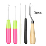 Latch Hook Crochet Needles Kit for Hair Carpet Making