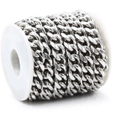 7.5mm 10.5mm Miami Cuban Chain Stainless Steel 1M
