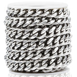 7.5mm 10.5mm Miami Cuban Chain Stainless Steel 1M