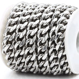7.5mm 10.5mm Miami Cuban Chain Stainless Steel 1M