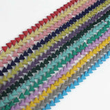 7*6mm Natural Hematite Stone Beads Triangle Rubber Spacer Beads